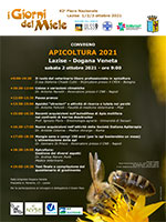 Locandina convegno Apicoltura 2021