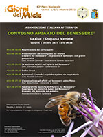 Locandina convegno Apiterapia