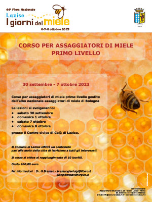 Corso assaggiatori di miele