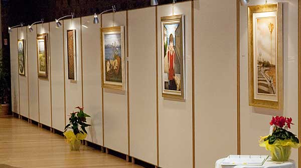 I quadri della mostra di pittura "Dolcezze del Lago di Garda"